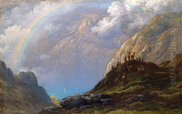 Loch Carron, Scotland Oil Painting by Gustave Dore