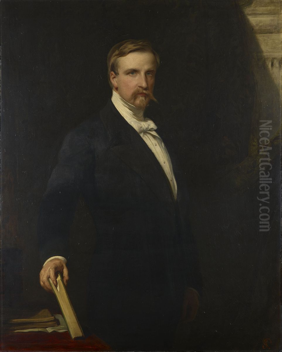 Henri, duc d'Aumale (1822-1897) Oil Painting by James Sant