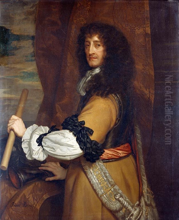 Prince Rupert (1619-82) Oil Painting by Peter Lely