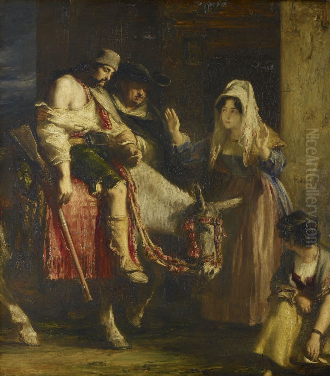 The Guerilla's Return Oil Painting by David Wilkie