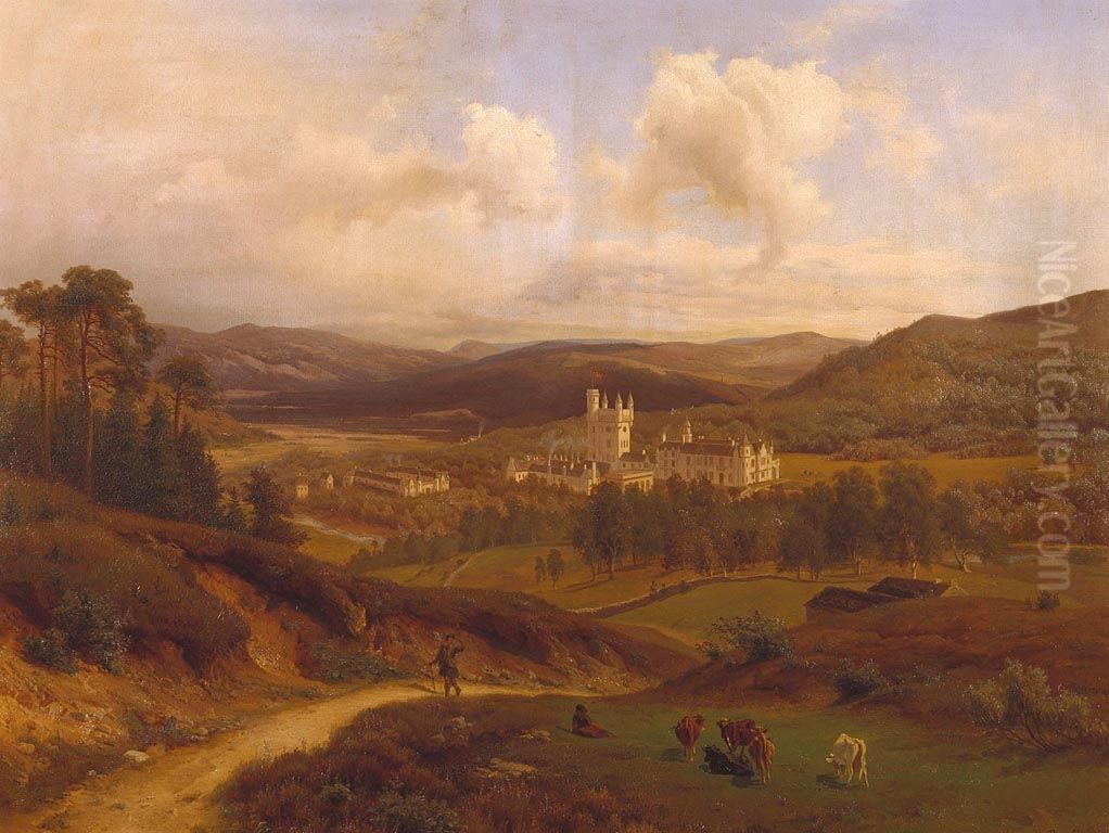 Balmoral Oil Painting by August Becker