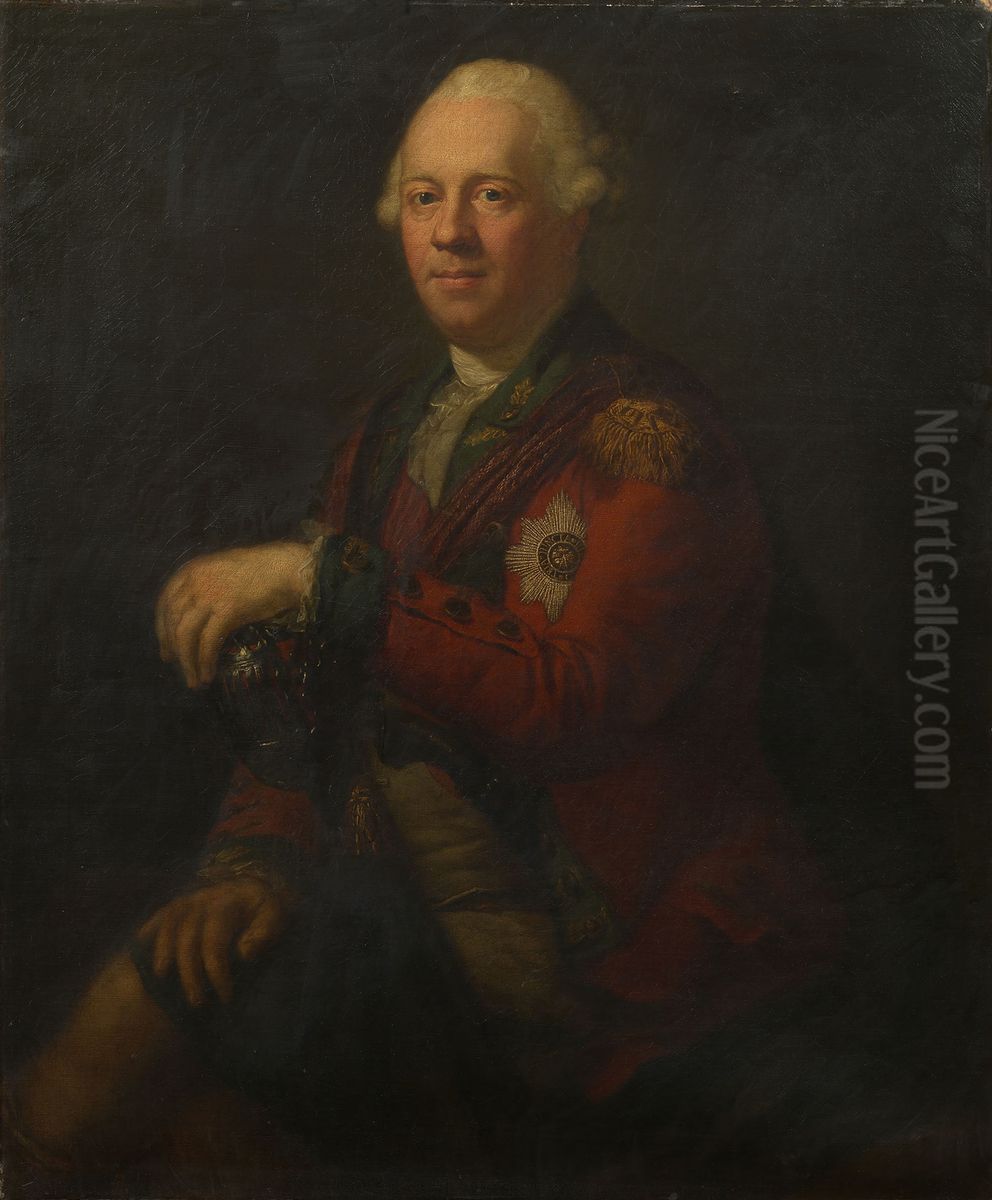Lieutenant-General Sir Robert Murray Keith (1730-1795) Oil Painting by Anton Graff