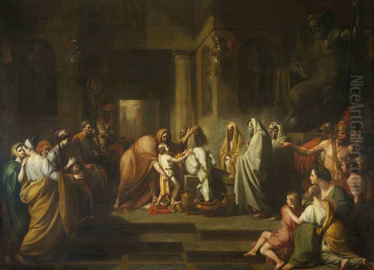 The Oath of Hannibal Oil Painting by Benjamin West