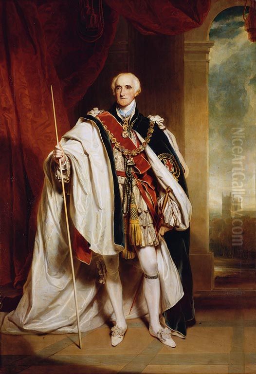 Portrait ofRichard Wellesley, 1st Marquess Wellesley(1760-1842) Oil Painting by Martin Archer Shee