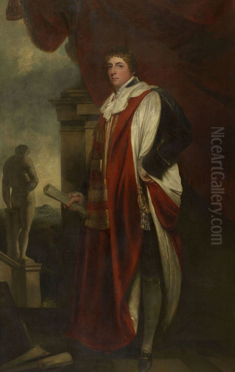 Francis Russell (1765-1802), 5th Duke of Bedford Oil Painting by John Hoppner