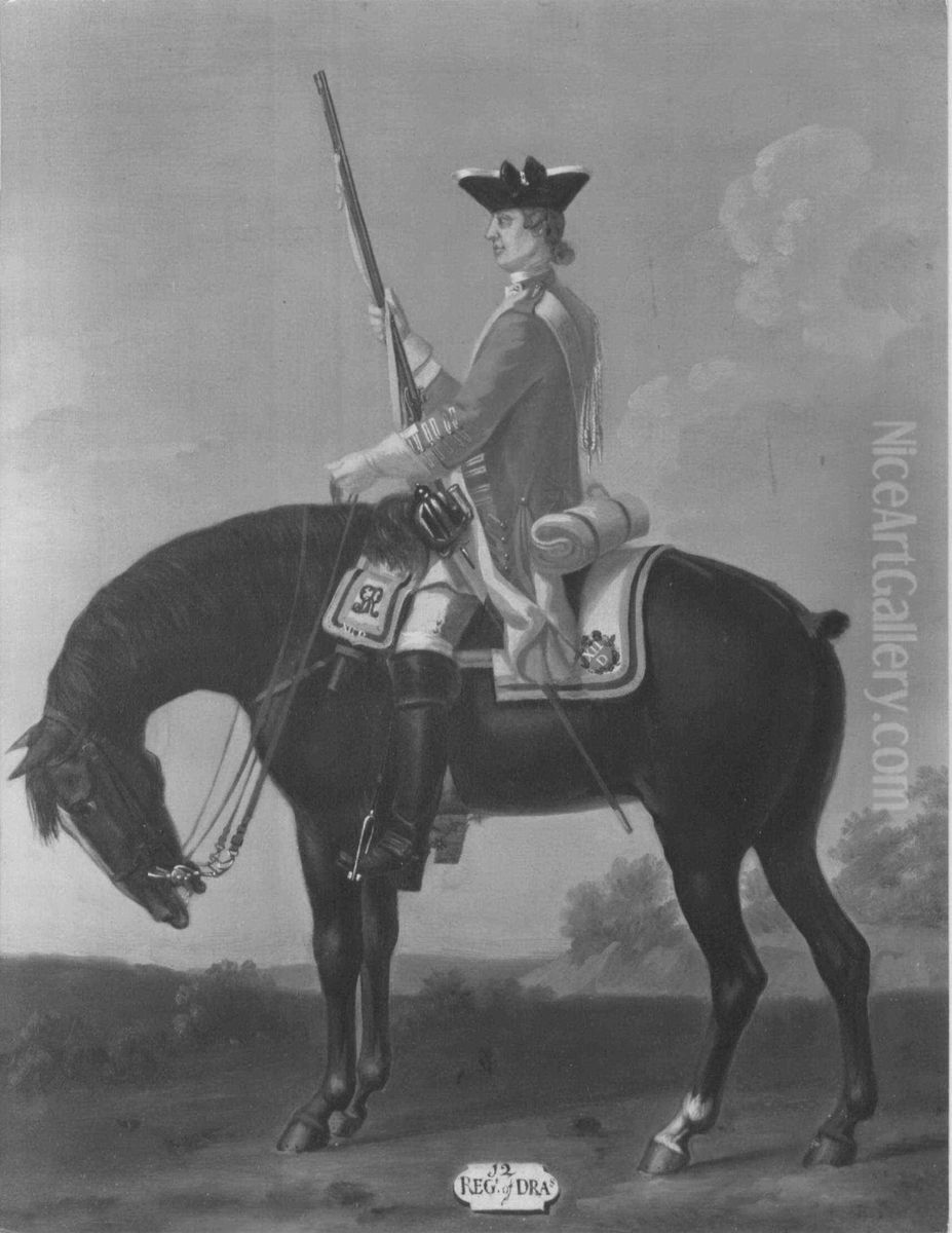 Private, 12th Dragoons, 1751 Oil Painting by David Morier