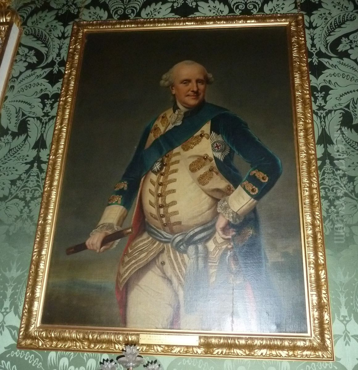 Ferdinand, Duke of Brunswick-Wolfenbuttel (1721-1792) Oil Painting by Johann Georg Ziesenis