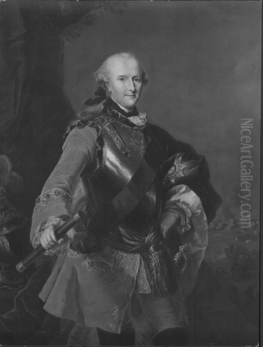 Prince Ferdinand of Brunswick-Wolfenbuttel (1721-1792) Oil Painting by Johann Heinrich Tischbein