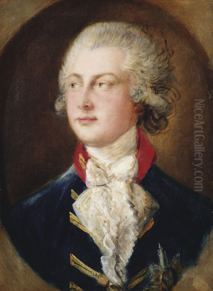 George IV (1762-1830) when Prince of Wales Oil Painting by Thomas Gainsborough