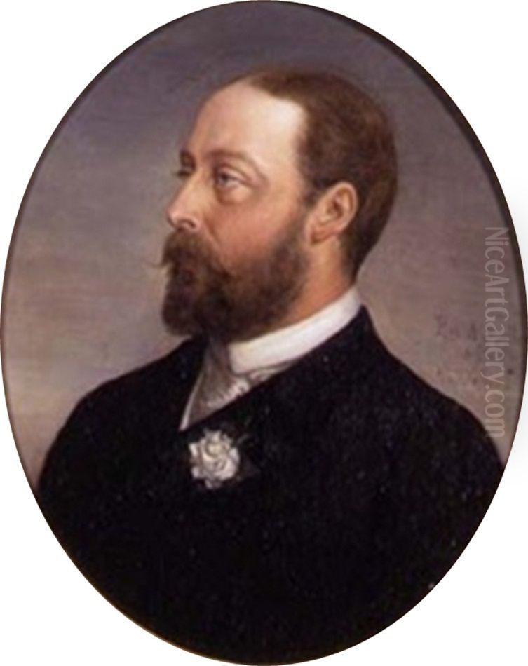Albert Edward, Prince of Wales (1841-1910), later Edward VII Oil Painting by Carl Rudolph Sohn