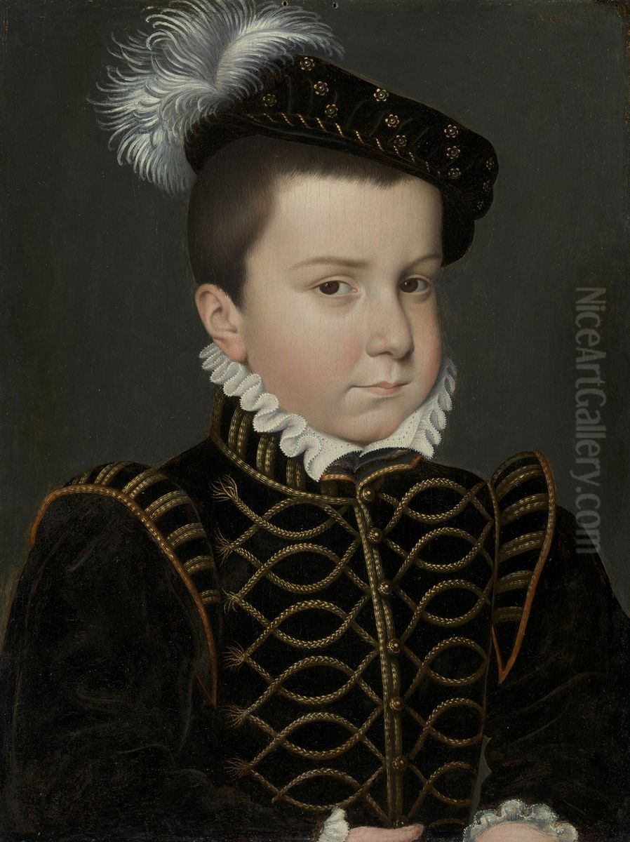 Hercule-Francois, Duke of Alencon and of Anjou (1555-84) Oil Painting by Francois Clouet
