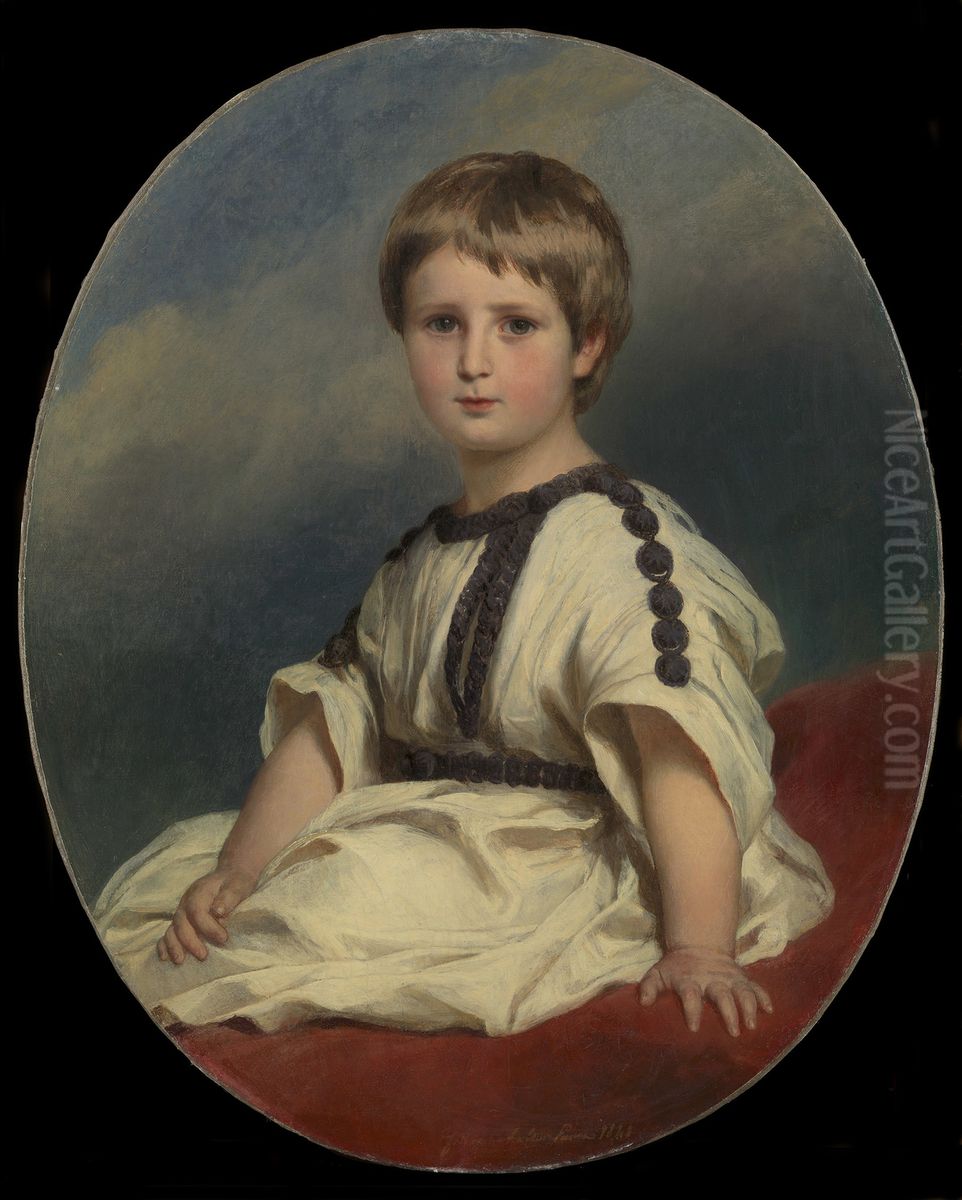 Prince Philip of Wurttemberg (1838-1917) Oil Painting by Franz Xavier Winterhalter