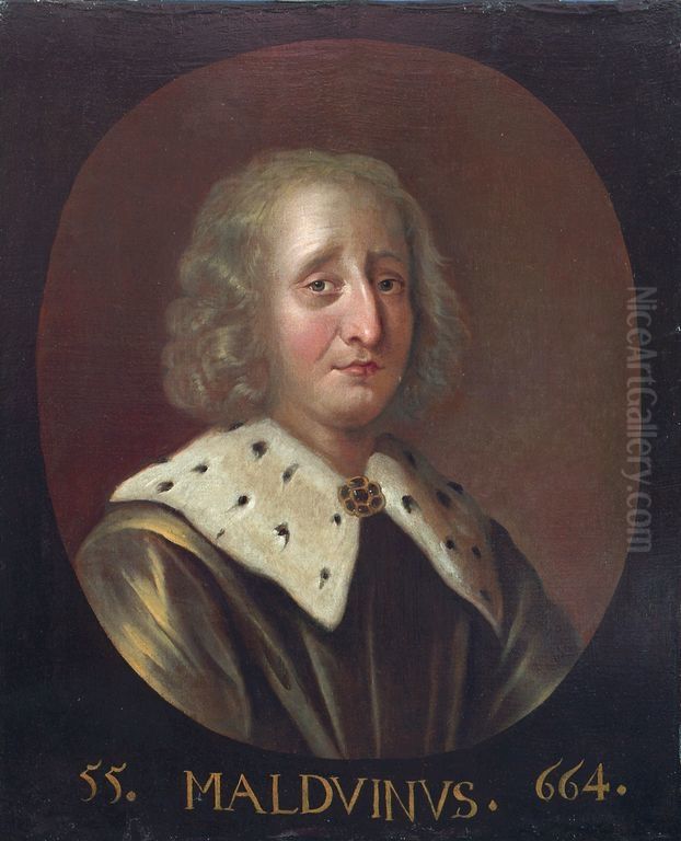 Malduinus, King of Scotland (670-90) Oil Painting by Jacob de Wet II