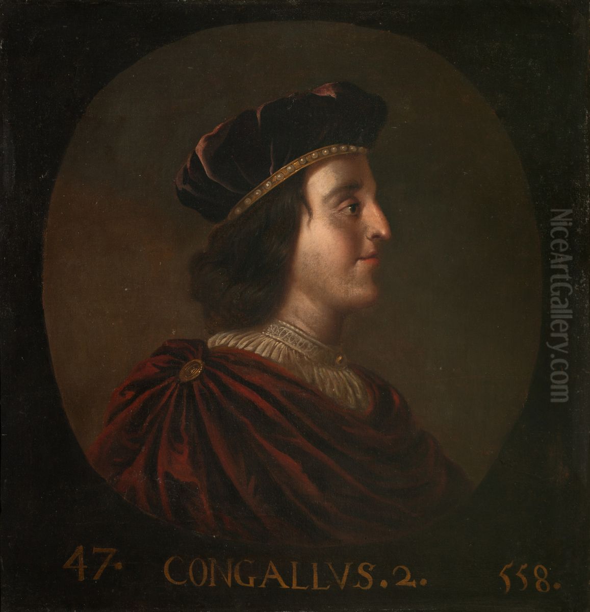 Congallus II, King of Scotland (558-69) Oil Painting by Jacob de Wet II