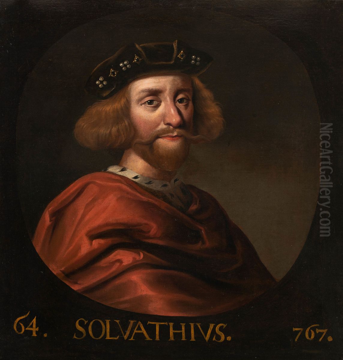 Solvathius, King of Scotland (776-96) Oil Painting by Jacob de Wet II