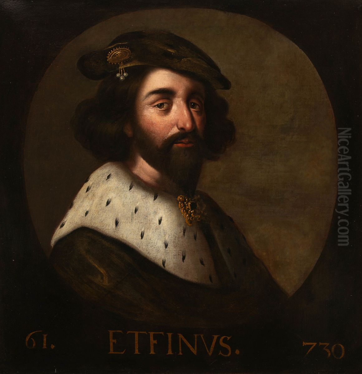Etfinus, King of Scotland (739-70) Oil Painting by Jacob de Wet II