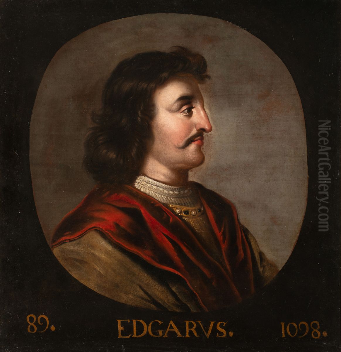 Edgar, King of Scotland (1098-1107) Oil Painting by Jacob de Wet II