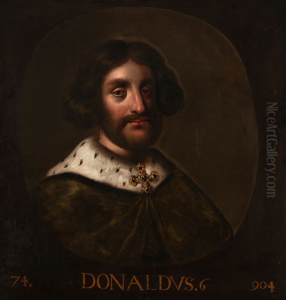Donald VI, King of Scotland (904-15) Oil Painting by Jacob de Wet II