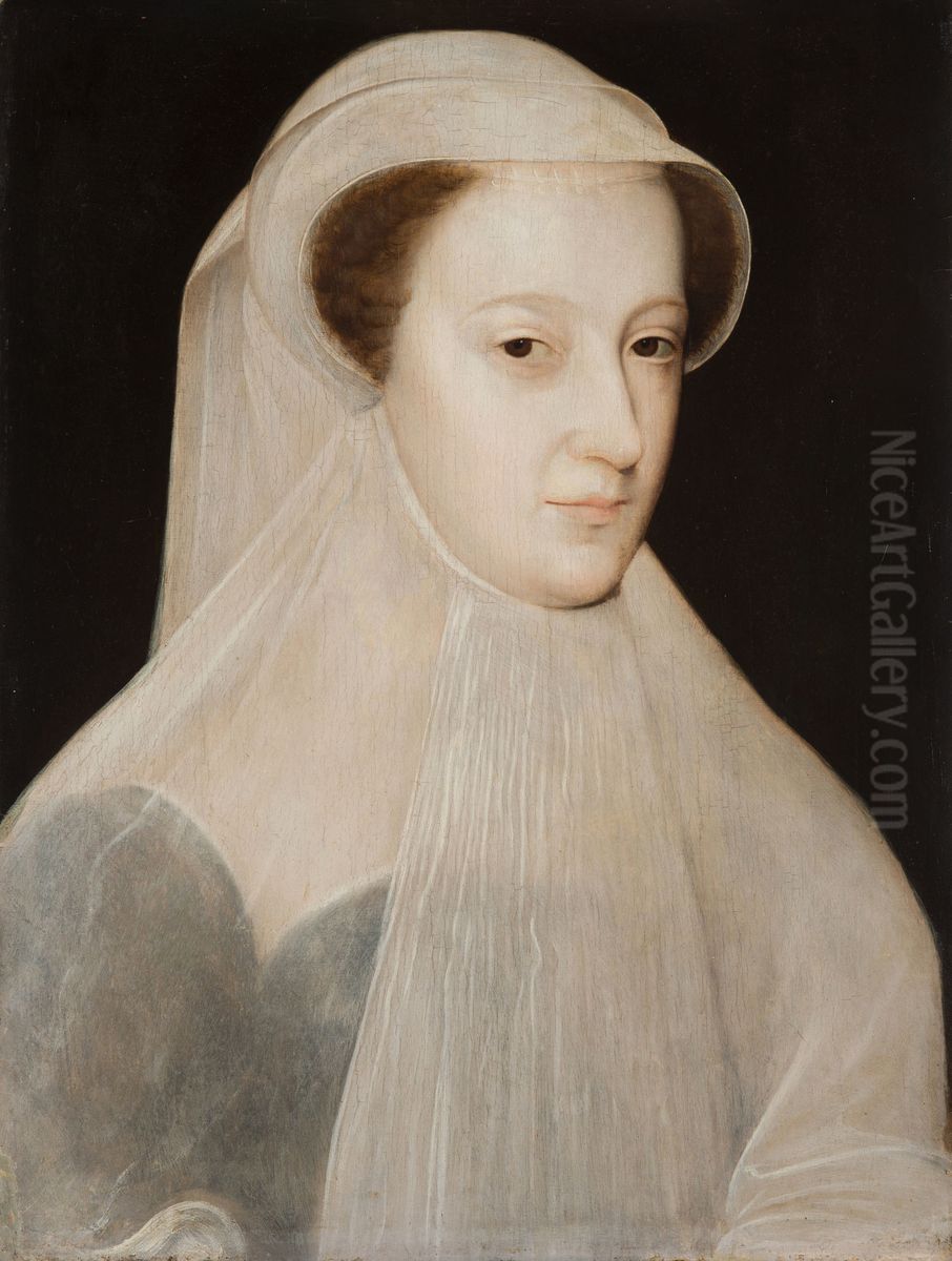 Mary, Queen of Scots (1542-87) Oil Painting by Francois Clouet