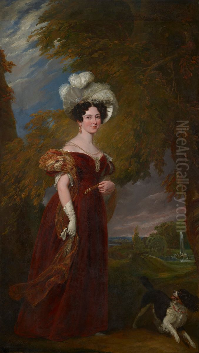 Victoria, Duchess of Kent (1786-1861) Oil Painting by George Hayter Victoria, Duchess of Kent (1786-1861) Oil Painting by George Hayter