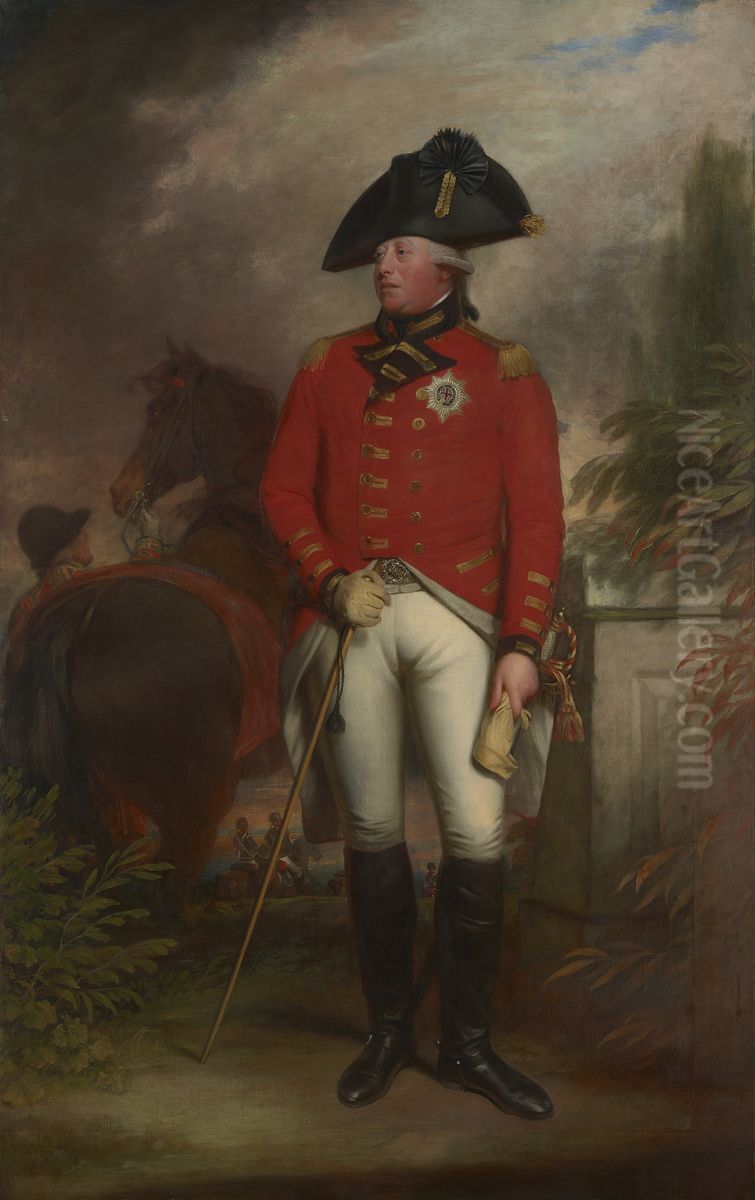 George III (1738-1820) Oil Painting by William Beechey George III (1738-1820) Oil Painting by William Beechey