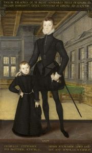 Henry Stuart, Lord Darnley, age 17, and his brother Lord Charles Stuart (later 5th Earl of Lennox), age 6