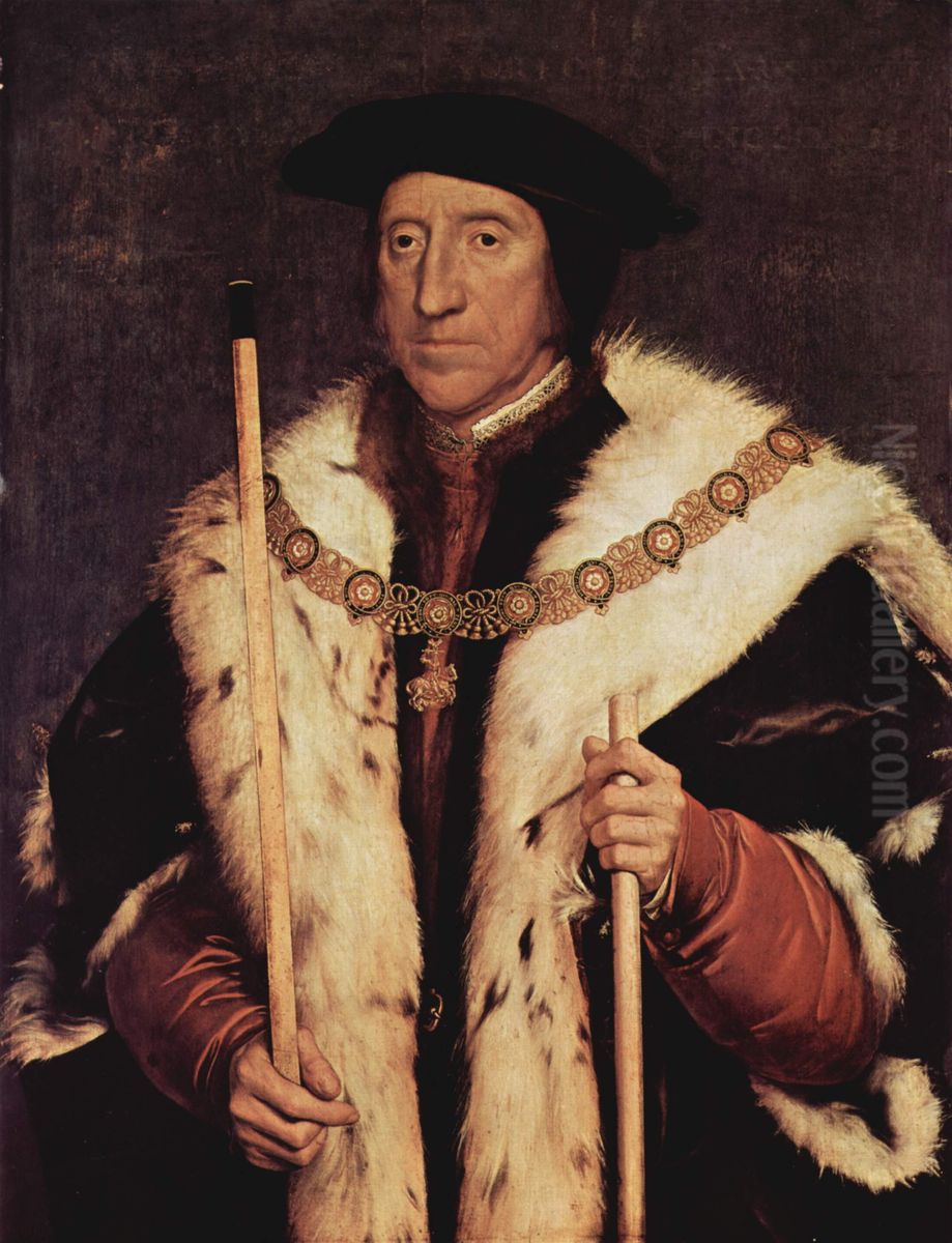 Thomas Howard, Third Duke of Norfolk (1473-1554) Oil Painting by Hans Holbein the Younger