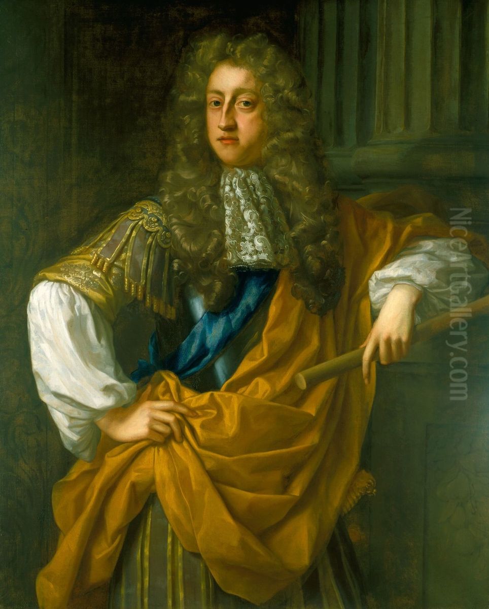 Prince George of Denmark (1653-1708) Oil Painting by John Riley