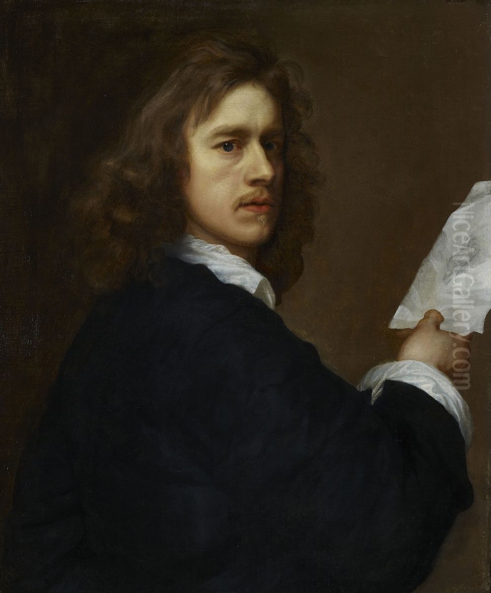 Portrait of the Artist Oil Painting by Robert Walker