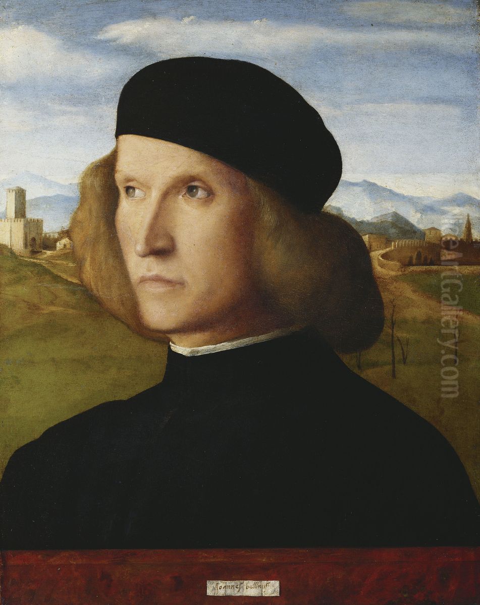 Portrait of a Young Man Oil Painting by Giovanni Bellini Portrait of a Young Man Oil Painting by Giovanni Bellini
