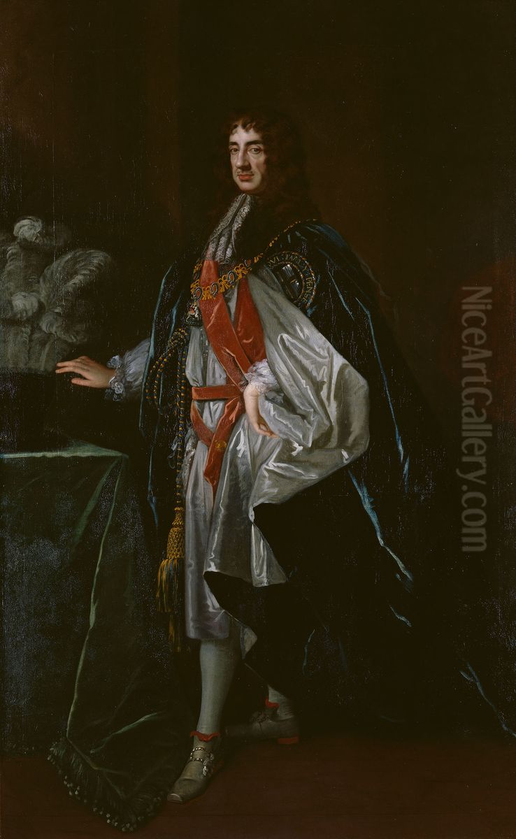 Charles II (1630-1685) Oil Painting by Peter Lely
