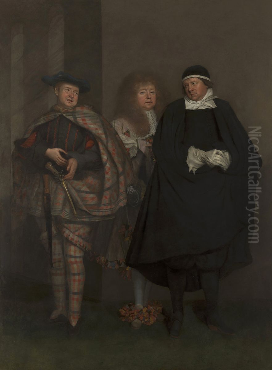 John Lacy (d. 1681) Oil Painting by John Michael Wright