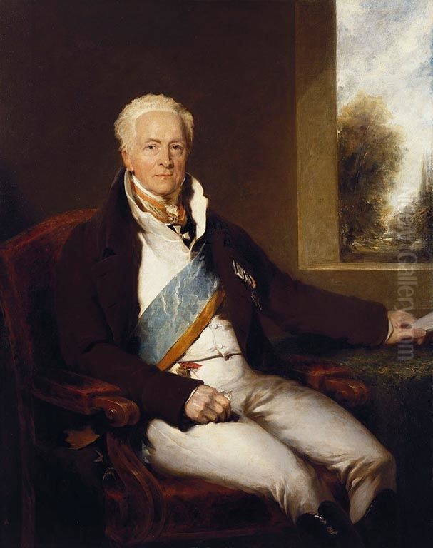 Charles Augustus, Prince Hardenberg (1750-1822) Oil Painting by Thomas Lawrence