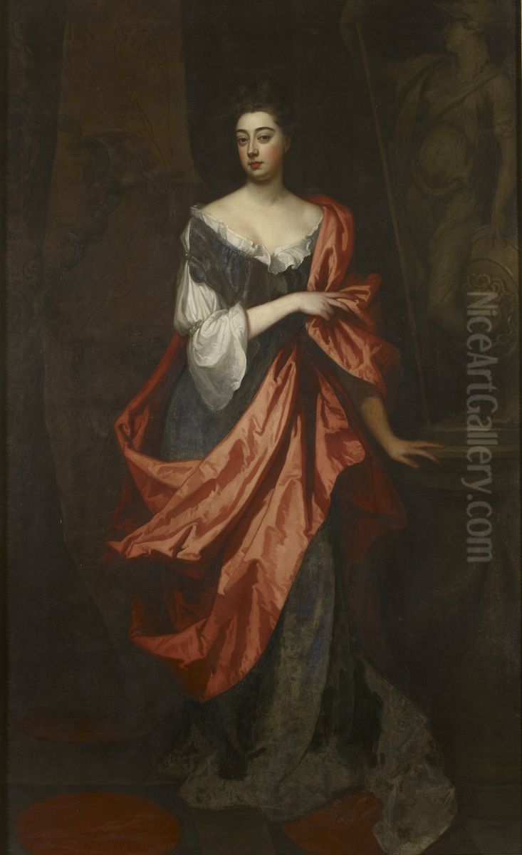 Carey Fraser, Countess of Peterborough (d.1709) Oil Painting by Godfrey Kneller