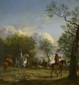A Hawking Party Setting Out