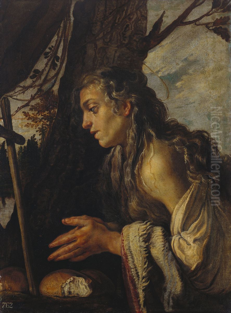 Saint Mary of Egypt Oil Painting by Domenico Fetti