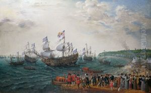 Embarkation at Margate of the Elector Palatine and Princess Elizabeth