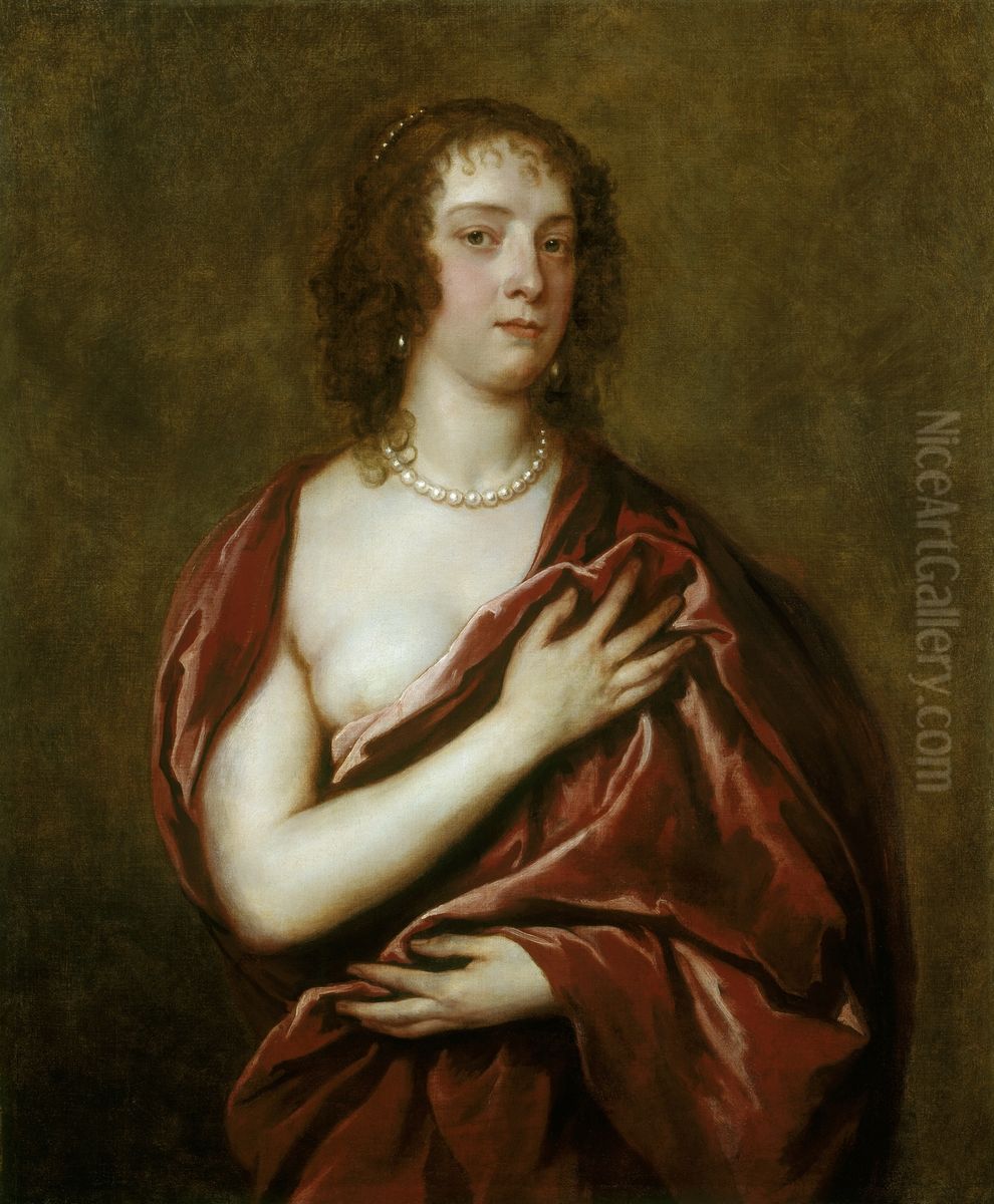 Margaret Lemon (fl.1635-1640) Oil Painting by Sir Anthony Van Dyck