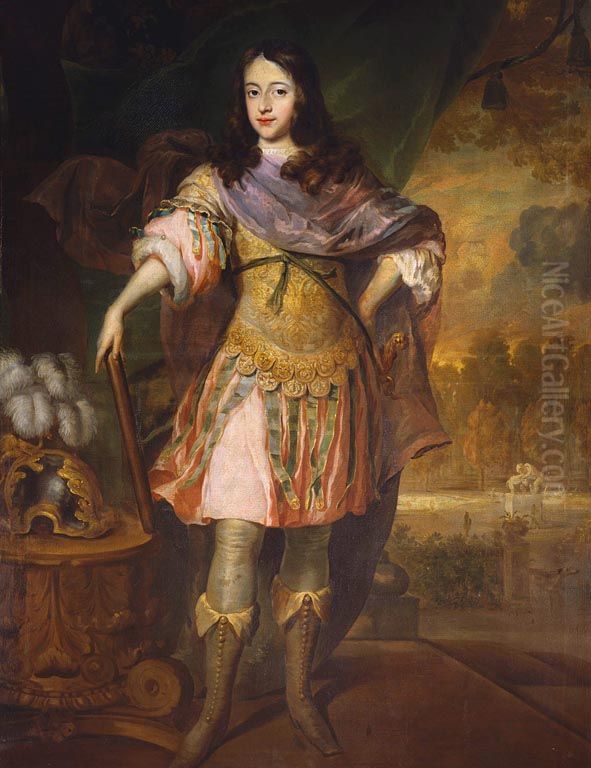 William III when Prince of Orange (1650-1702) Oil Painting by Jan de Baen