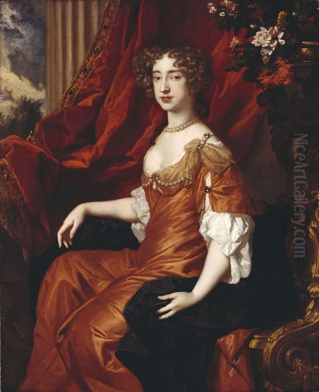 Mary II (1662-94), when Princess of Orange Oil Painting by Peter Lely