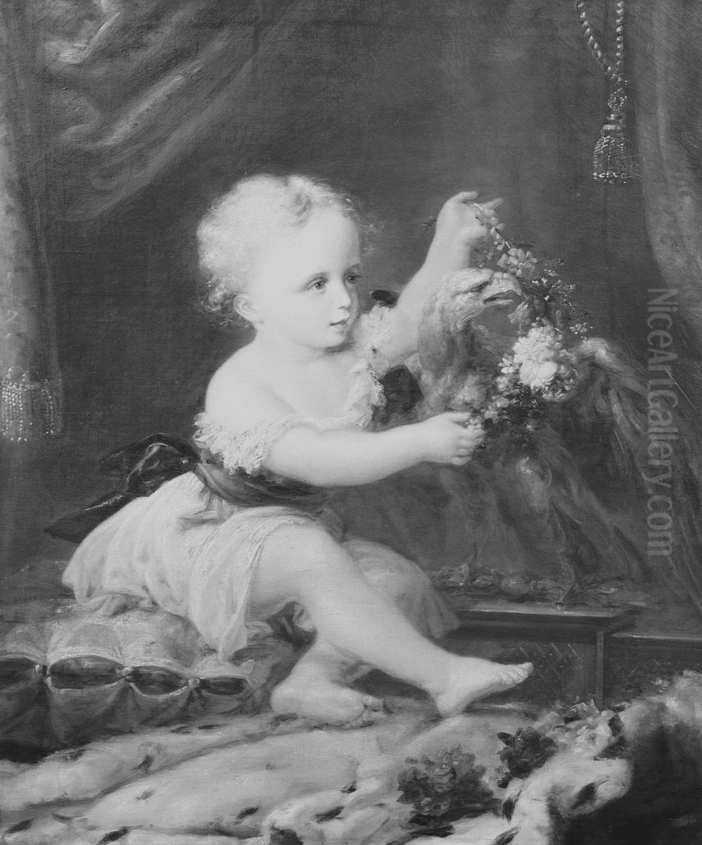 Albert Edward, Prince of Wales (1841-1910) Oil Painting by Wilhelm Hensel