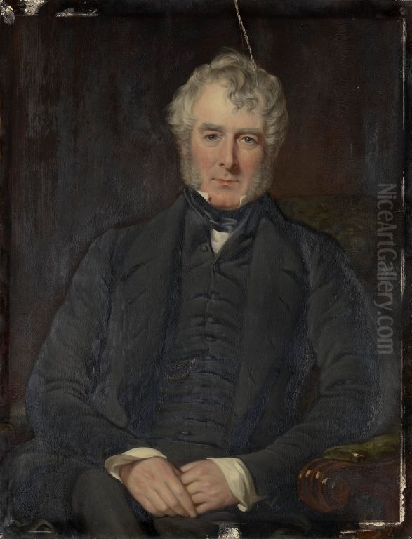 William Lamb, 2nd Viscount Melbourne (1779-1848) Oil Painting by John Partridge