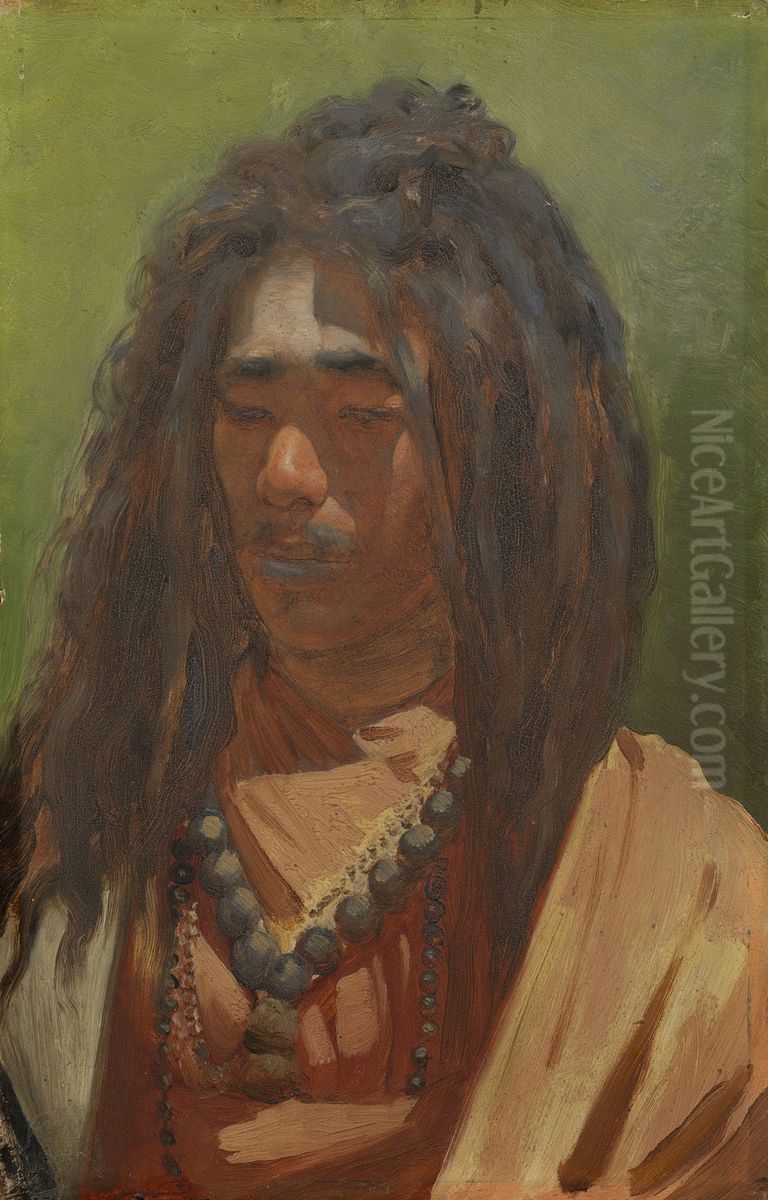Shanker Girr Oil Painting by Rudolf Swoboda