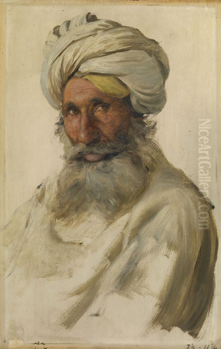 Khazan Singh Oil Painting by Rudolf Swoboda
