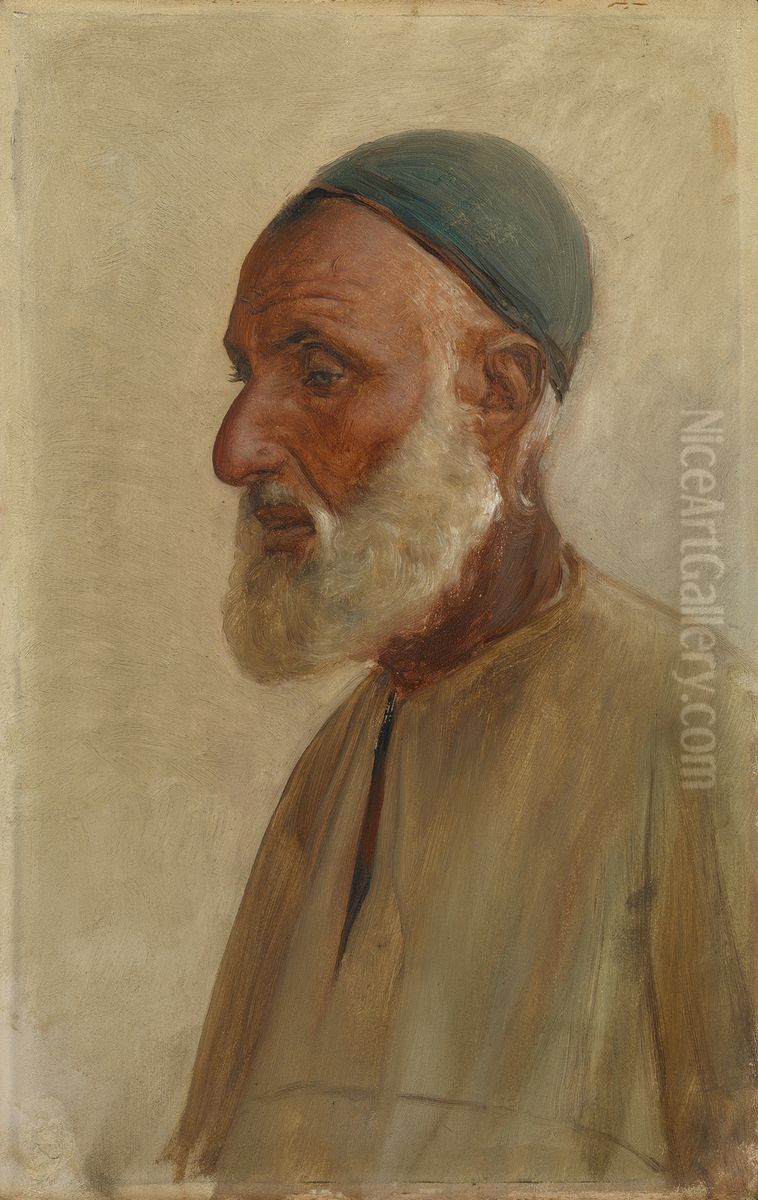 Samdu Radschba Oil Painting by Rudolf Swoboda