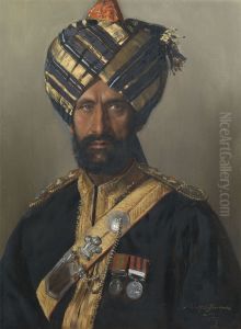Ressaidar and Woordie-Major Ahmad Khan, Bahadur and Khan Sahib, 11th Bengal Lancers