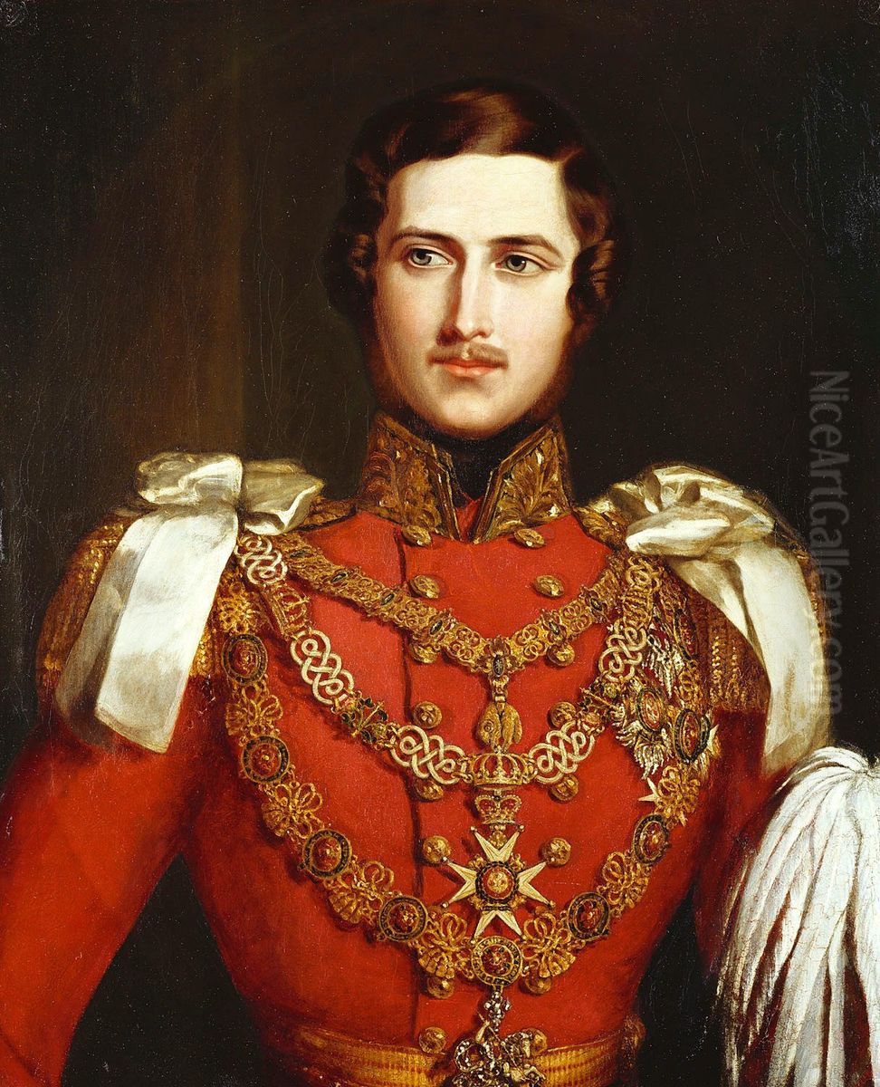 Prince Albert (1819-61) Oil Painting by John Partridge
