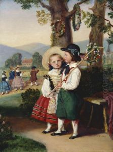 A Scene from 'Der Hahnenschlag'