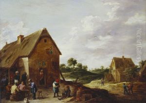Peasants Outside and Inn