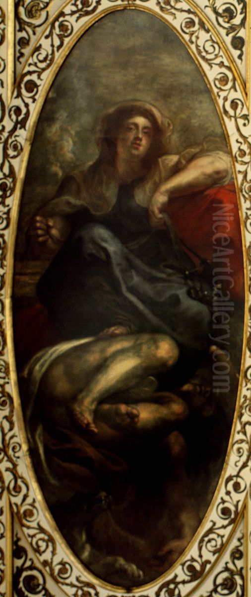 Reason and Intemperate Discord Oil Painting by Peter Paul Rubensand workshop